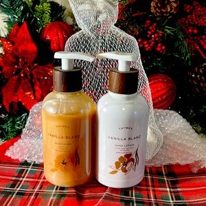 🔥PromotionThymes Vanilla Hand Lotion Vanilla Wash Hand Soap8.25 fl oz and base